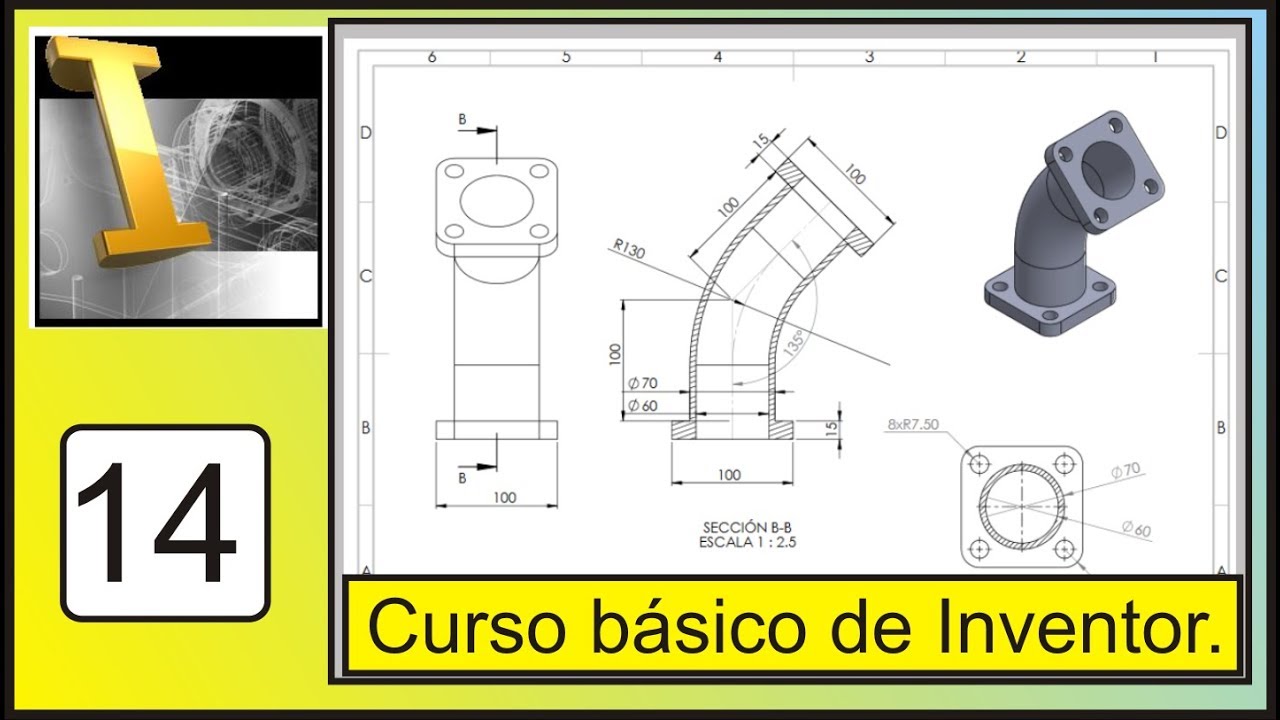 Curso Básico de Autodesk Inventor Principiantes #14 | Diego Gaona