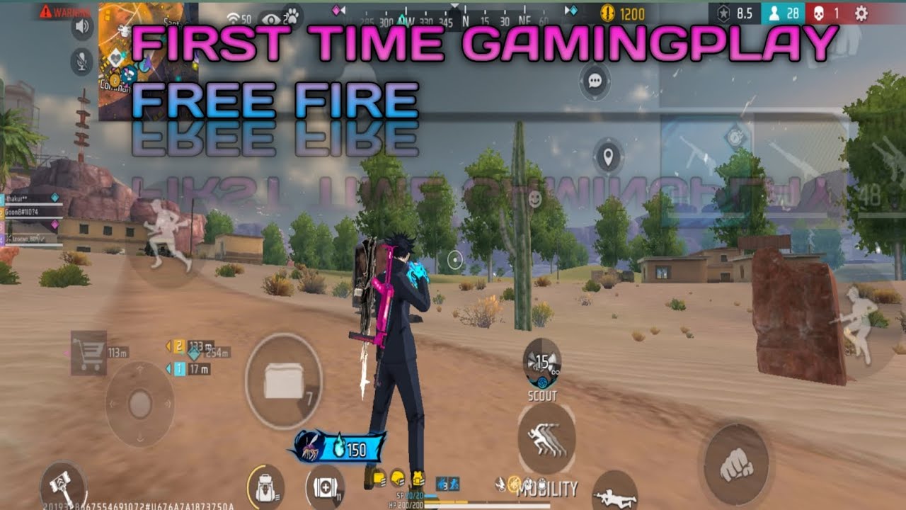FIRST TIME GAMINGPLAY FREE FIRE //FREE FIRE NEW CHAINA GAMEPLAY FIRST TIME VIDEO FF