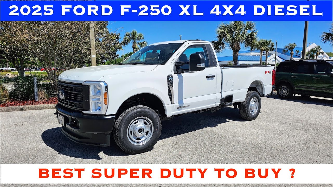 2025 Ford F-250 XL 4x4 6.7L Diesel V8 - POV Review & Test Drive - Worth Getting a Base Super Duty ?