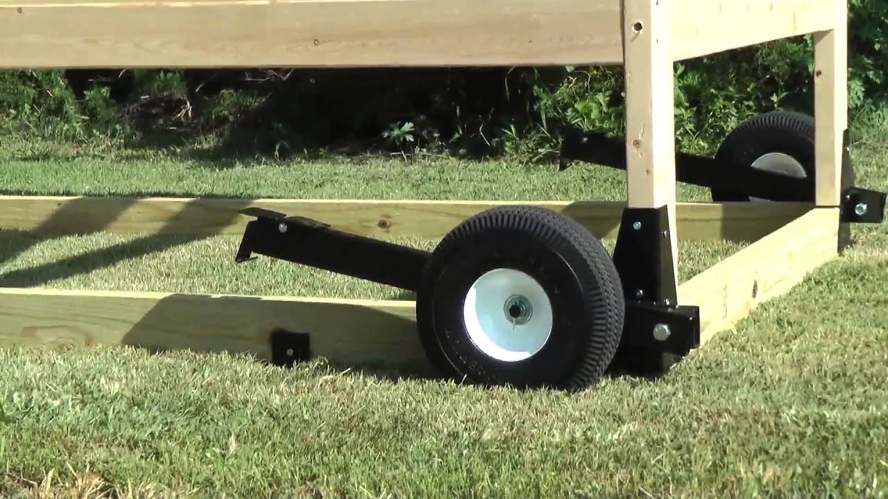Chicken Tractor Wheel Kit