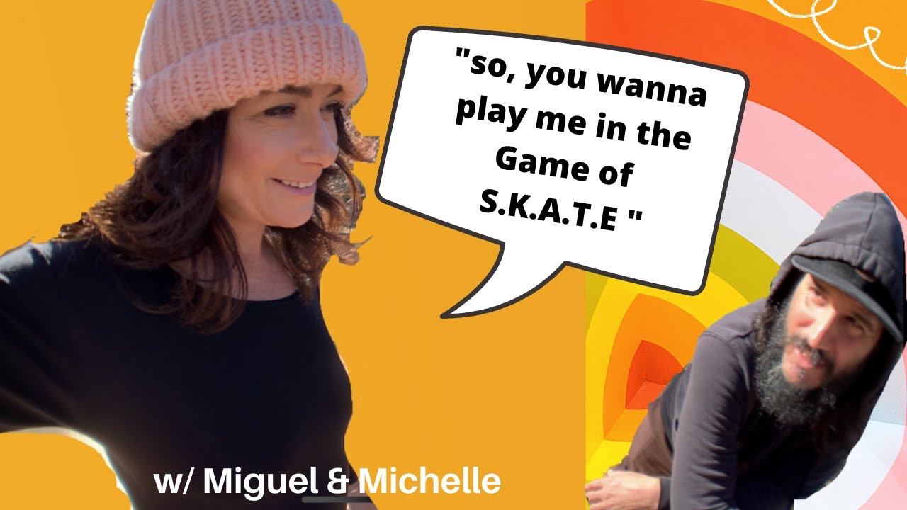 Roller Skates vs Inline Skater Play Game of S.K.A.T.E