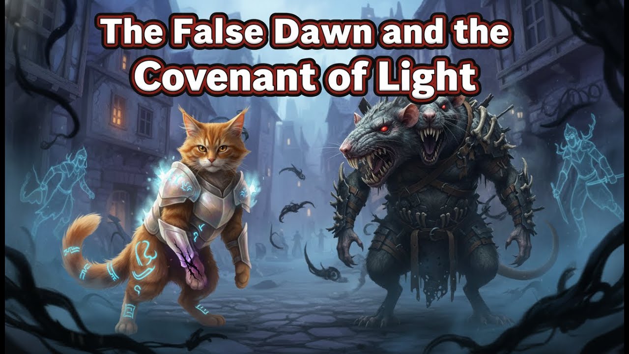 Soul guide:The Story of Rufus the Cat: The False Dawn and the Covenant of Light_Part 1