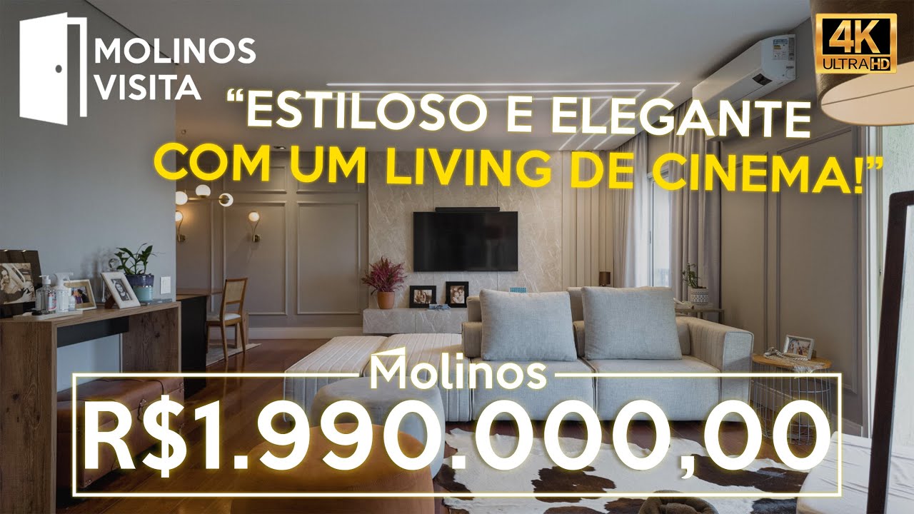 APARTAMENTO DE CINEMA NO CONDOMÍNIO EUROPA NO TATUAPÉ | MC3304 | Molinos Visita