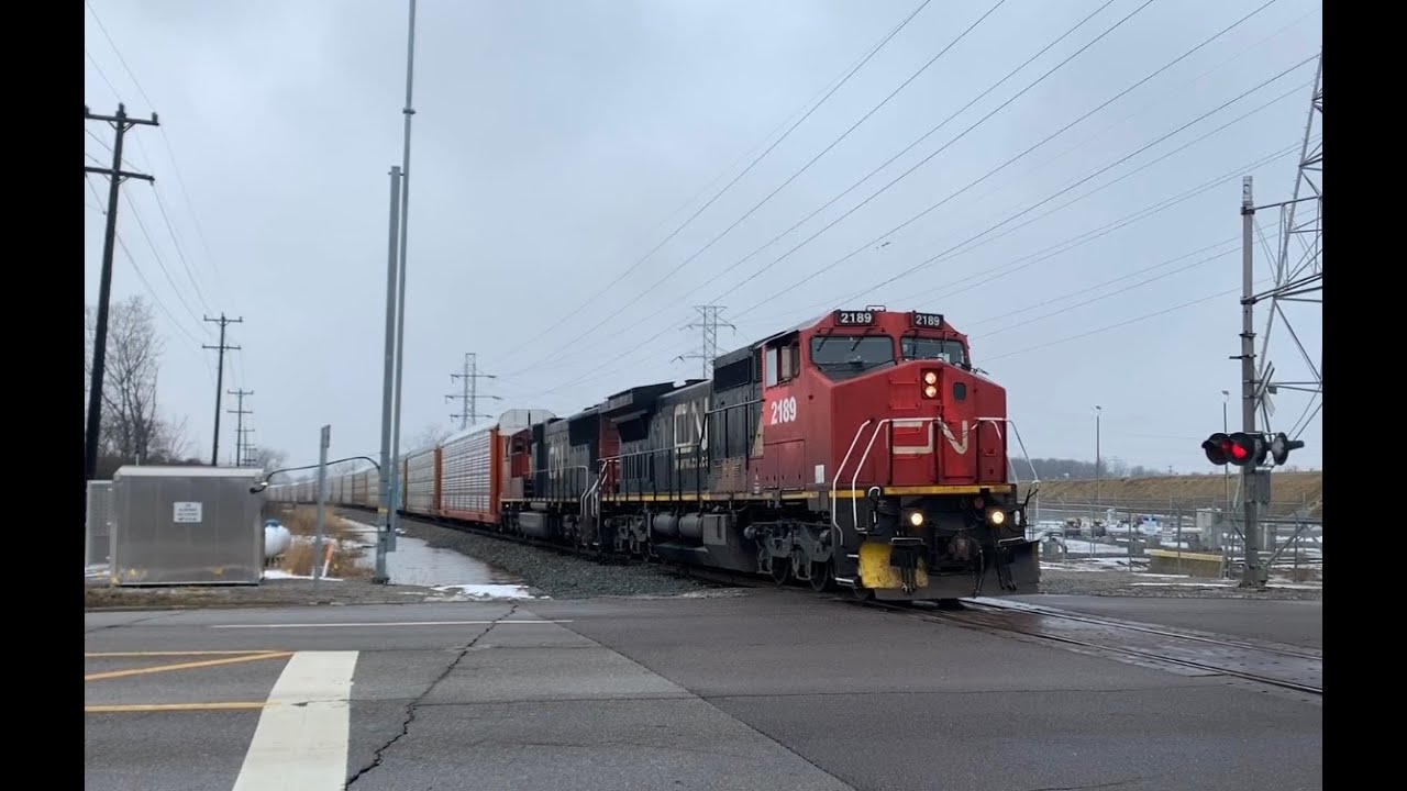 CN Dash 840-CW 2189 (EX ATSF) - RARE RS3K HORN - January 2020
