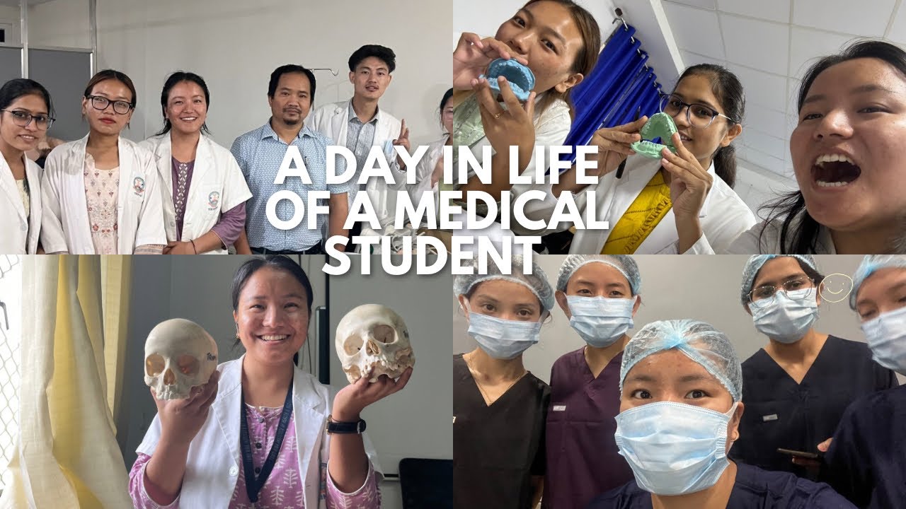 DAY IN LIFE OF A MEDICAL STUDENT|3rd year mbbs student at Trihms|ARUNACHAL PRADESH
