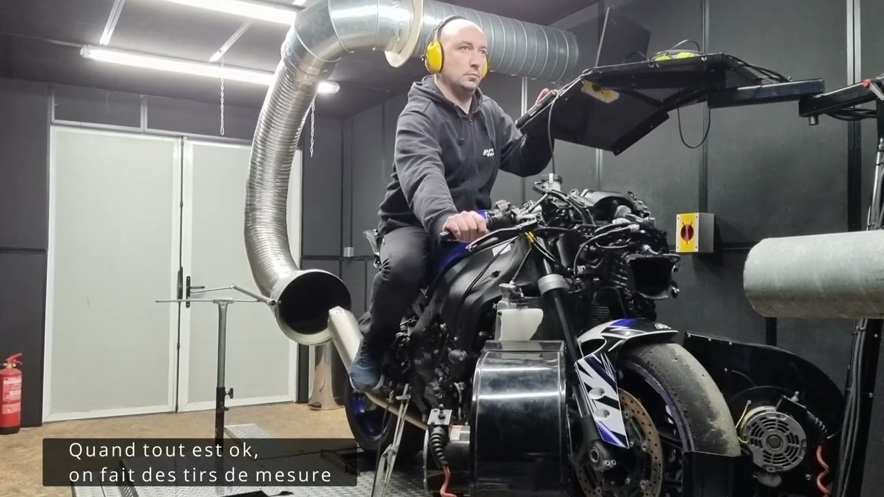 Passage au banc de puissance Dynojet YAMAHA YZF R1 2021 - reprogrammation moteur