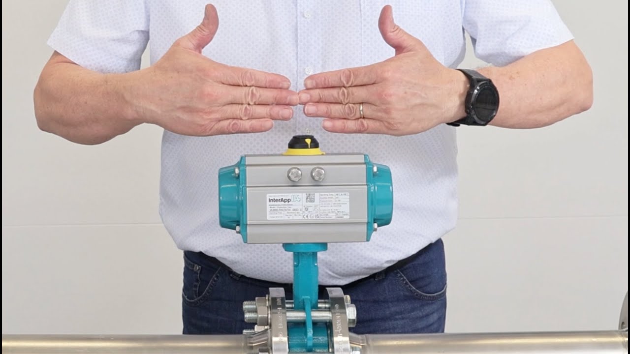 How to install an IA motion pneumatic actuator on a valve