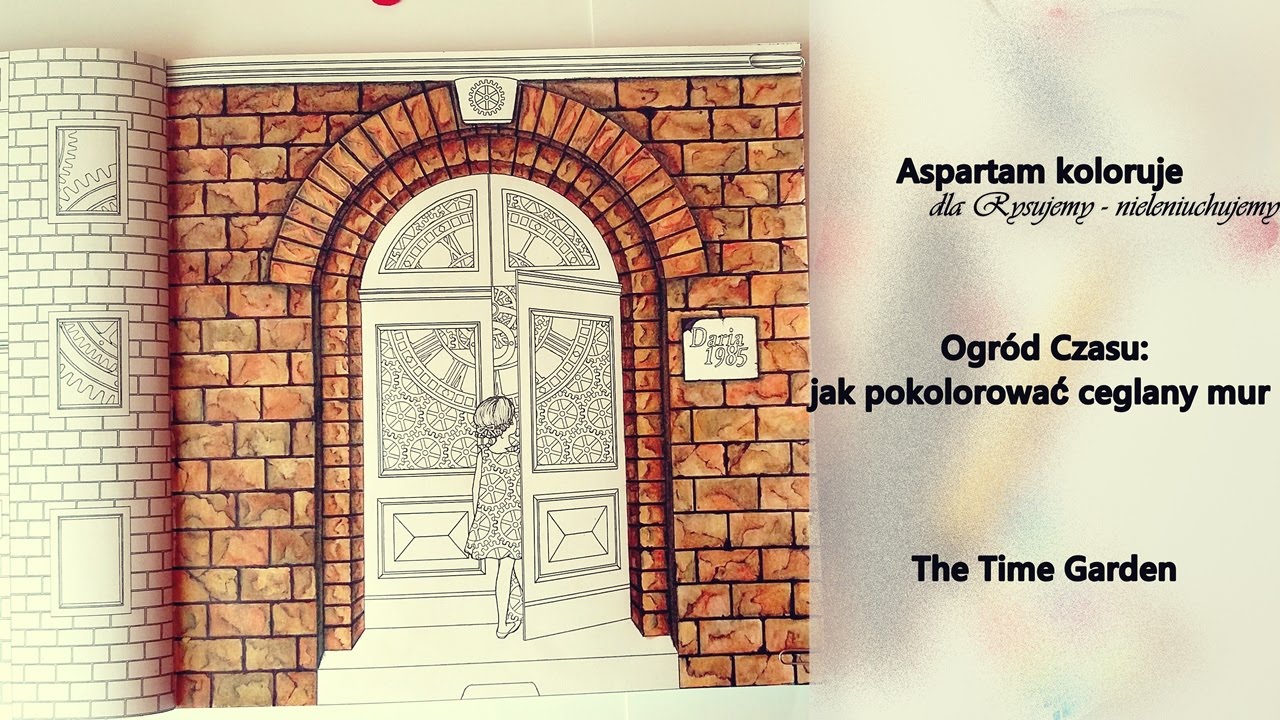Aspartam koloruje // Ogr&oacute;d Czasu - jak pokolorować ceglany mur // The Time Garden - brick coloring