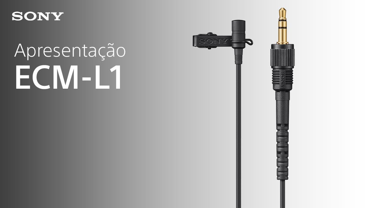 Apresenta&ccedil;&atilde;o do Microfone de Lapela ECM-L1 da Sony