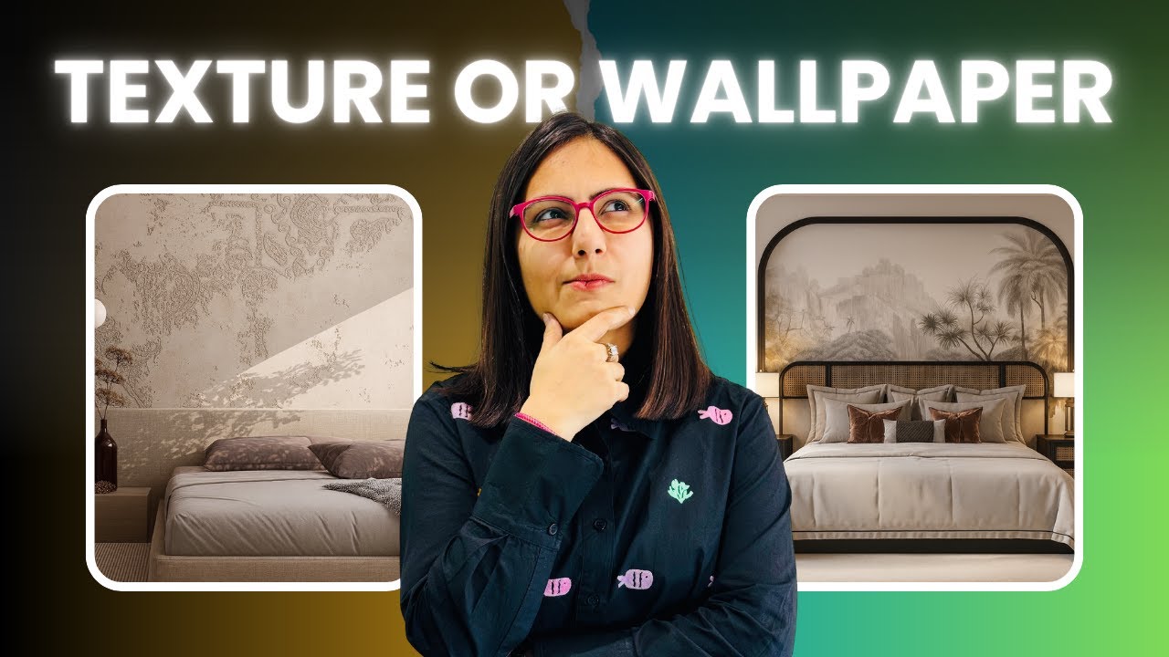 Texture Paint vs Wallpaper - What to Select & When? | Best Designs, Pros, Cons & Cost Explained