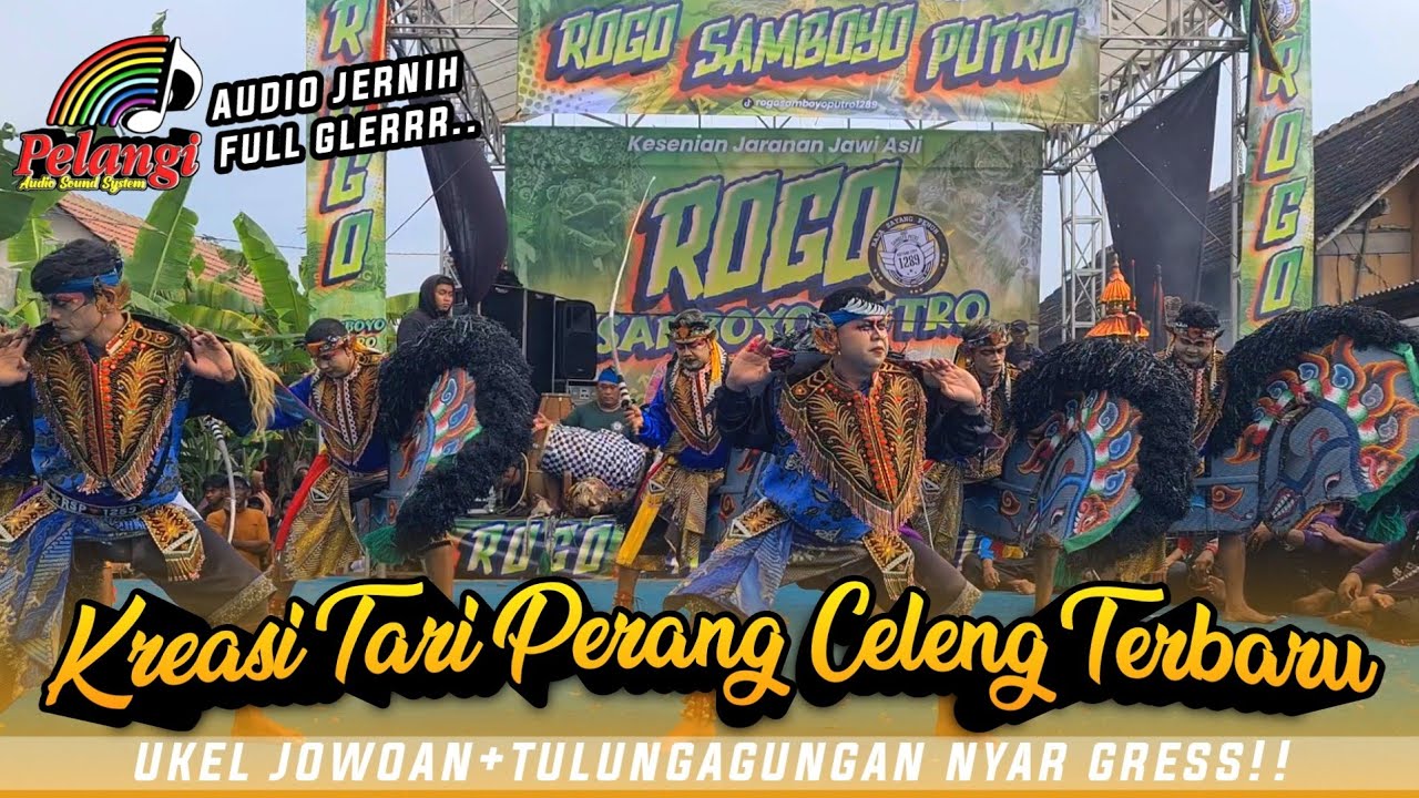 KREASI BARU LAGI❗️TARI PERANG CELENG SRENGGI JARANAN ROGO SAMBOYO PUTRO Live Sono Kepuh Kediri