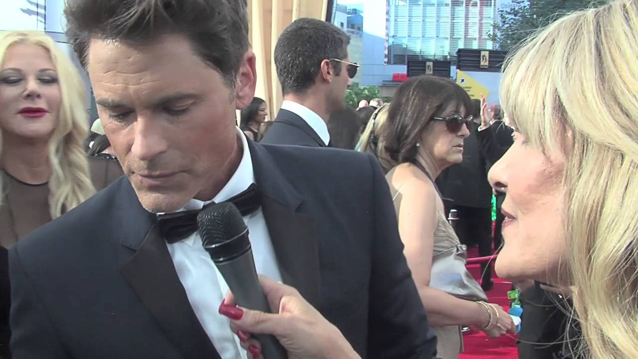 Rob Lowe, Adrien Brody , & Allison Janney@ The Emmy Awards