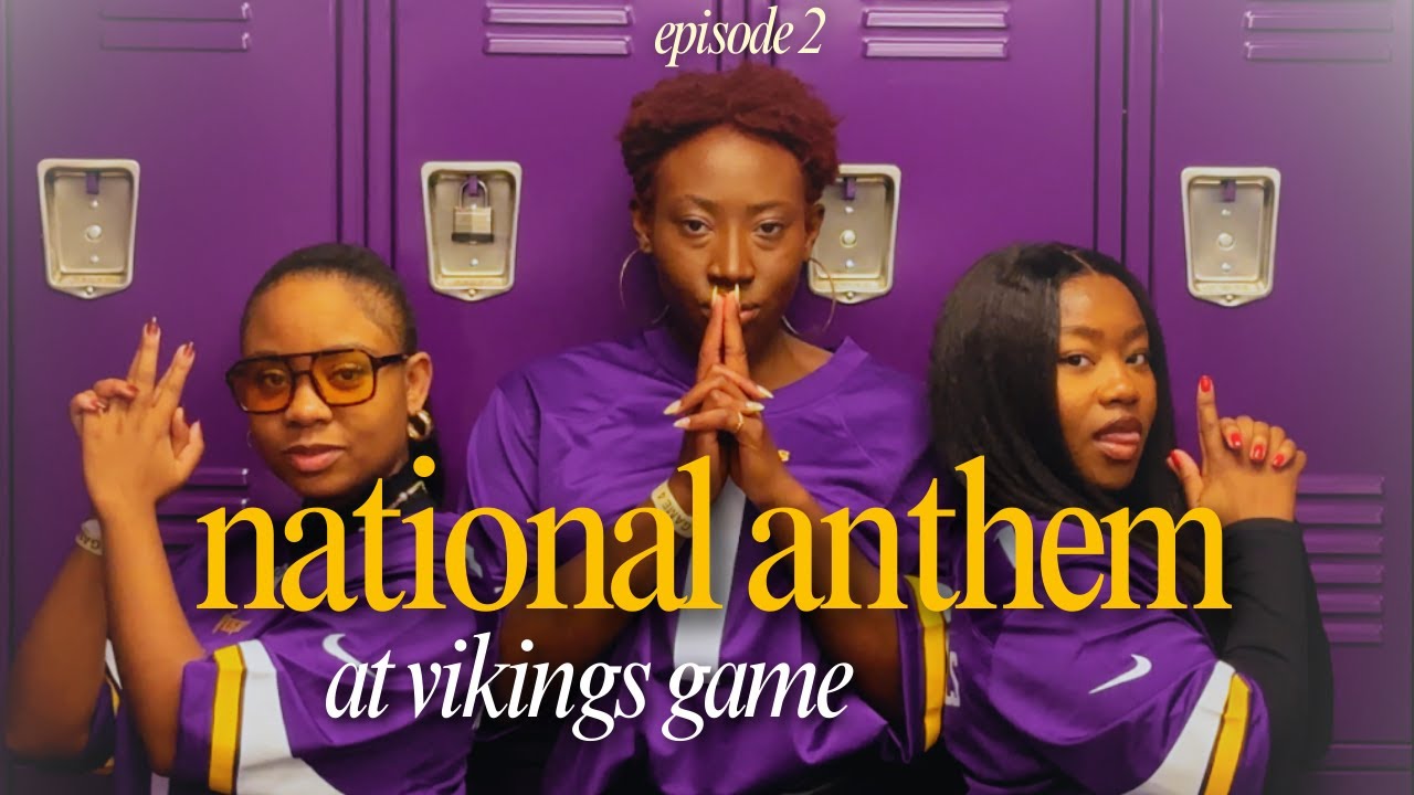 singing at a vikings game BTS