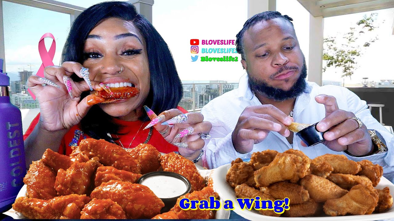 Buffalo Wild Wings Mukbang | by Bloveslife