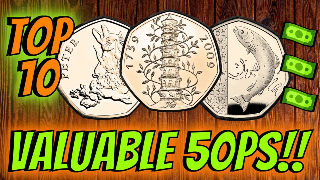 Top 10 Most Valuable and Rare 50p Coins! (UK Circulation)