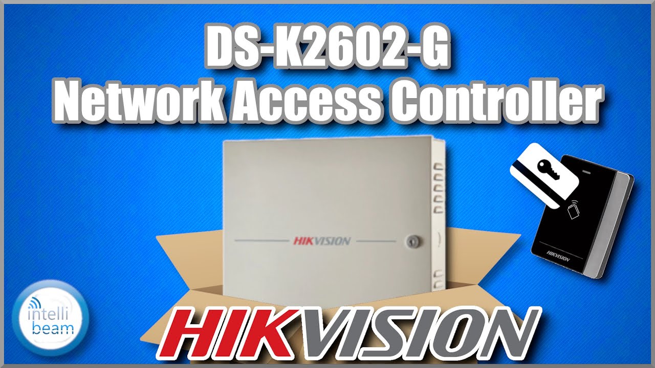 Hikvision DS-K2602-G Network Access Controller unboxing by Intellibeam.com