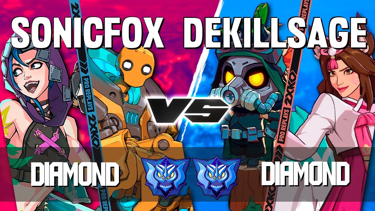 2XKO ▰ SONICFOX (Blitzcrank-Jinx) vs DEKILLSAGE (Teemo-Ahri) ▰ 2XKO Pro level replays