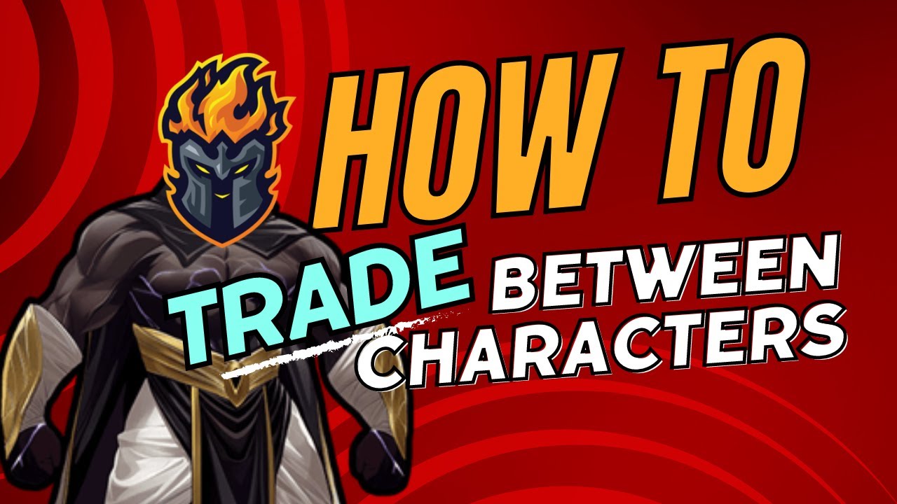 Idle MMO - How To Trade Between Characters