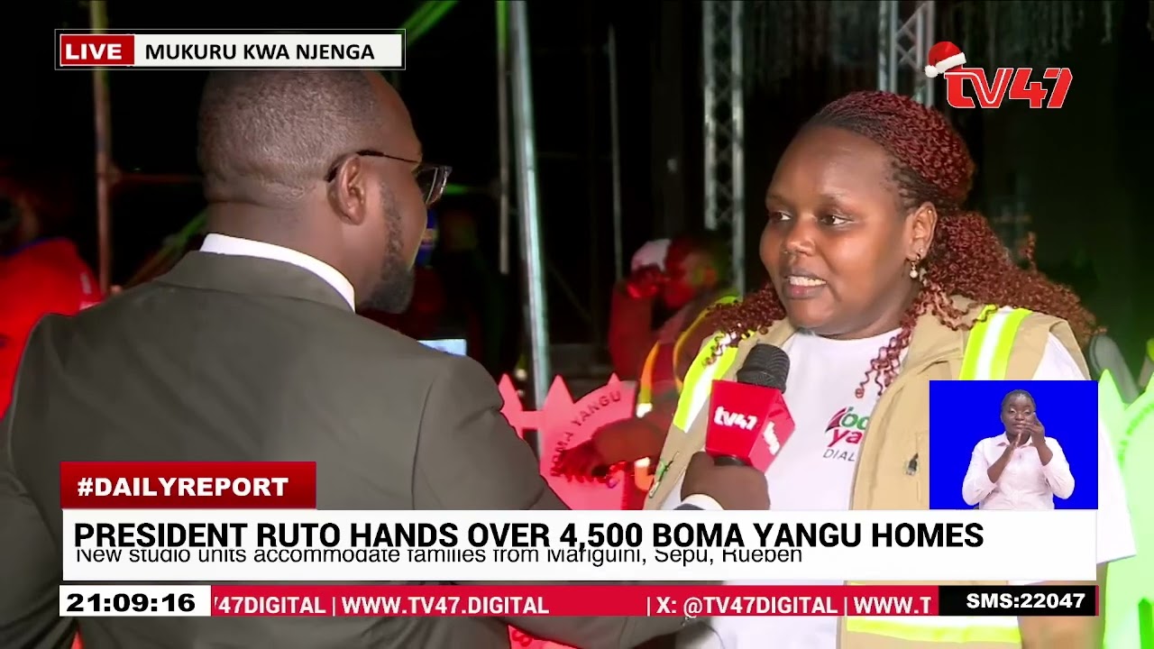 President Ruto hands over keys to 4,500 new homeowners at Boma Yangu Mukuru Housing Estate