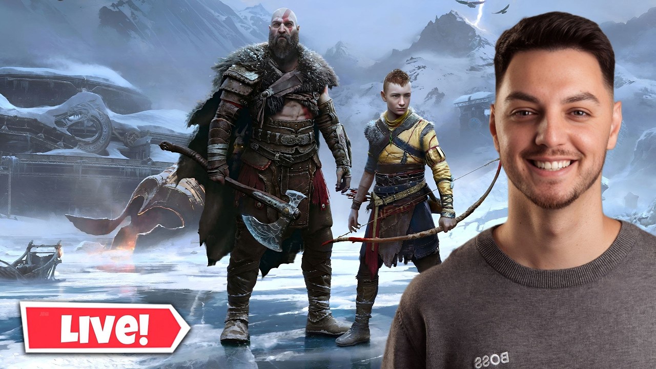 🔴 AO VIVO PRIMEIRA VEZ jogando God of War Ragnarök #5