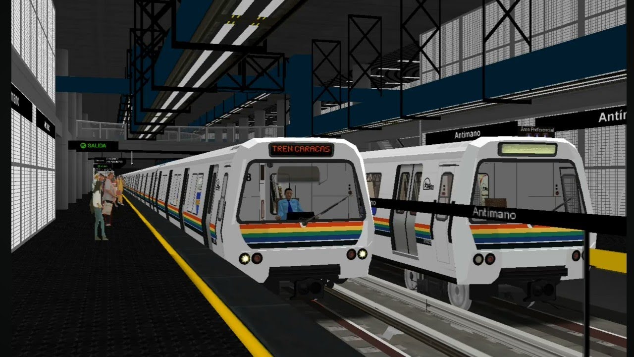 [OpenBVE] Alstom S2 renovado en la estación Antimano 🚇🎮 #viral 
