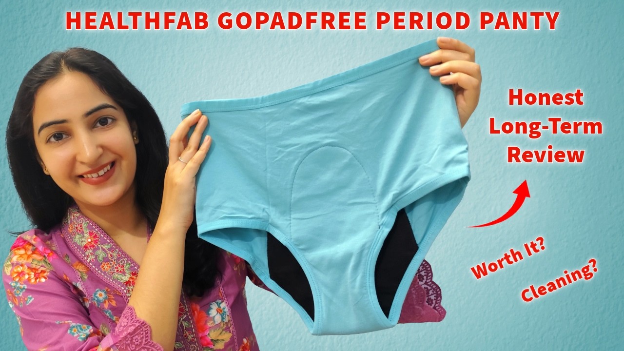 HealthFab GoPadFree Period Panty🩸| Honest Long-Term Review🌸| Best Period Panty in India?