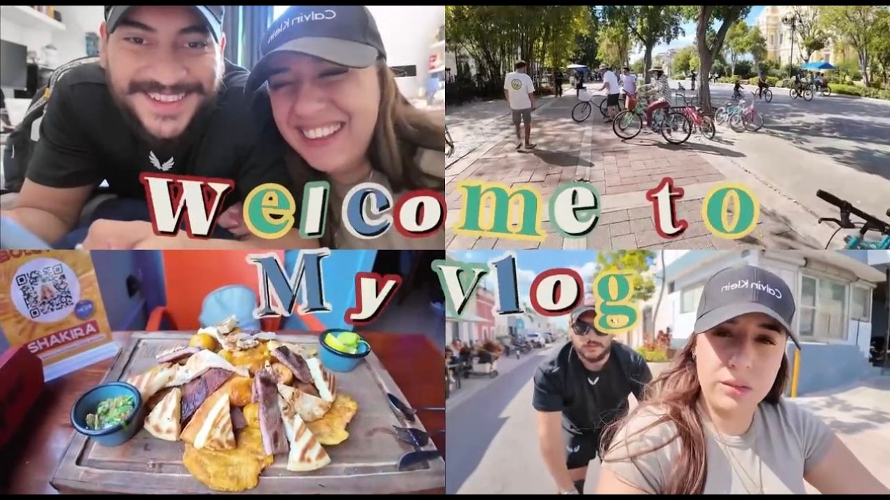 Domingo de novios en Merida, bici ruta y probando comida colombiana