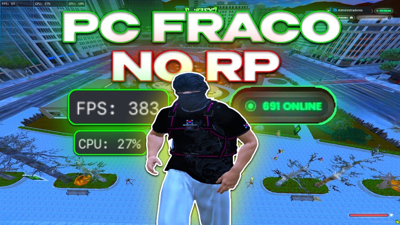 ESSA CITIZEN ME FEZ RODAR A +300 FPS NO RP! +600 ONLINE! PC FRACO - FIVEM