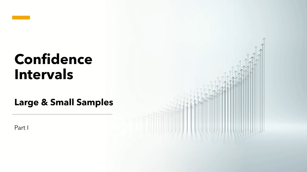 1. Large & Small Sample Confidence Intervals | Statistics | SPSS