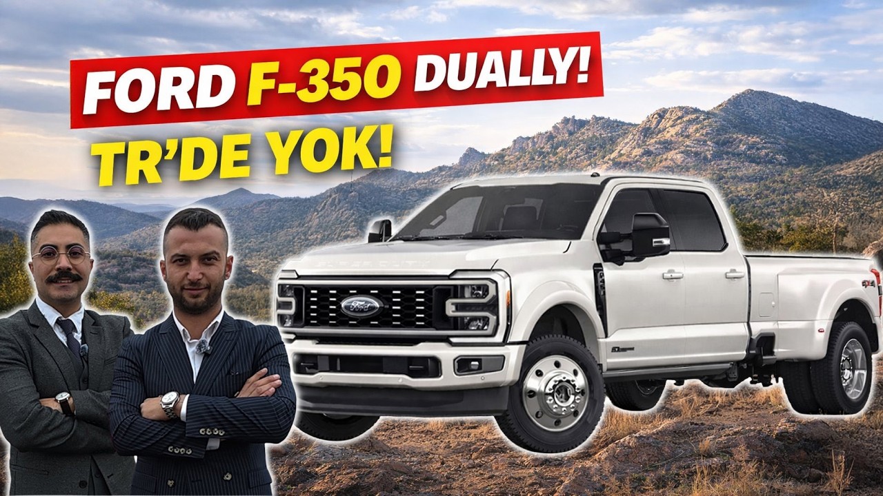 Ford F-350 Dually inceleme  SAF GÜÇ AĞIR HİZMET CANAVARI