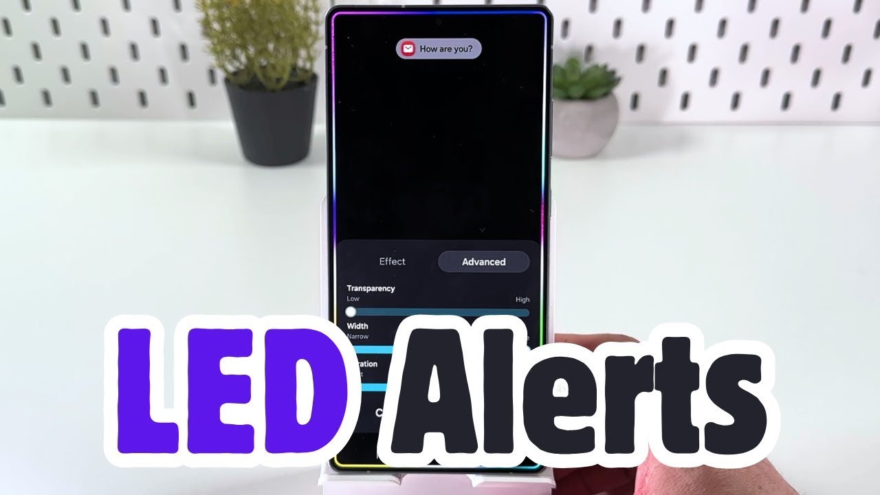 How to Set Up LED Edge Lighting Notifications on Your Samsung Galaxy S25 Ultra