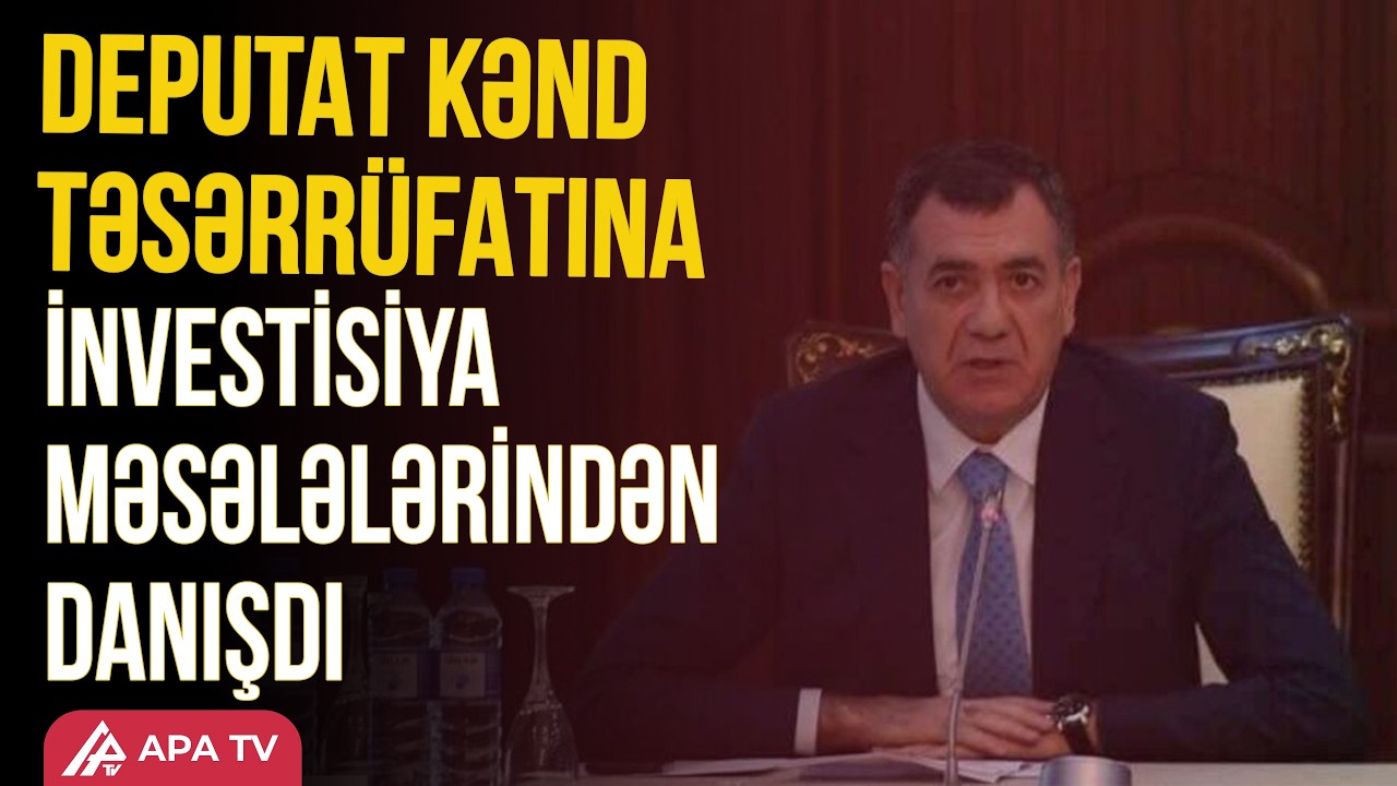 “ABŞ-dan Azərbaycana kənd təsərrüfatını idarə edə bilən insanlar dəvət edək” | APA TV