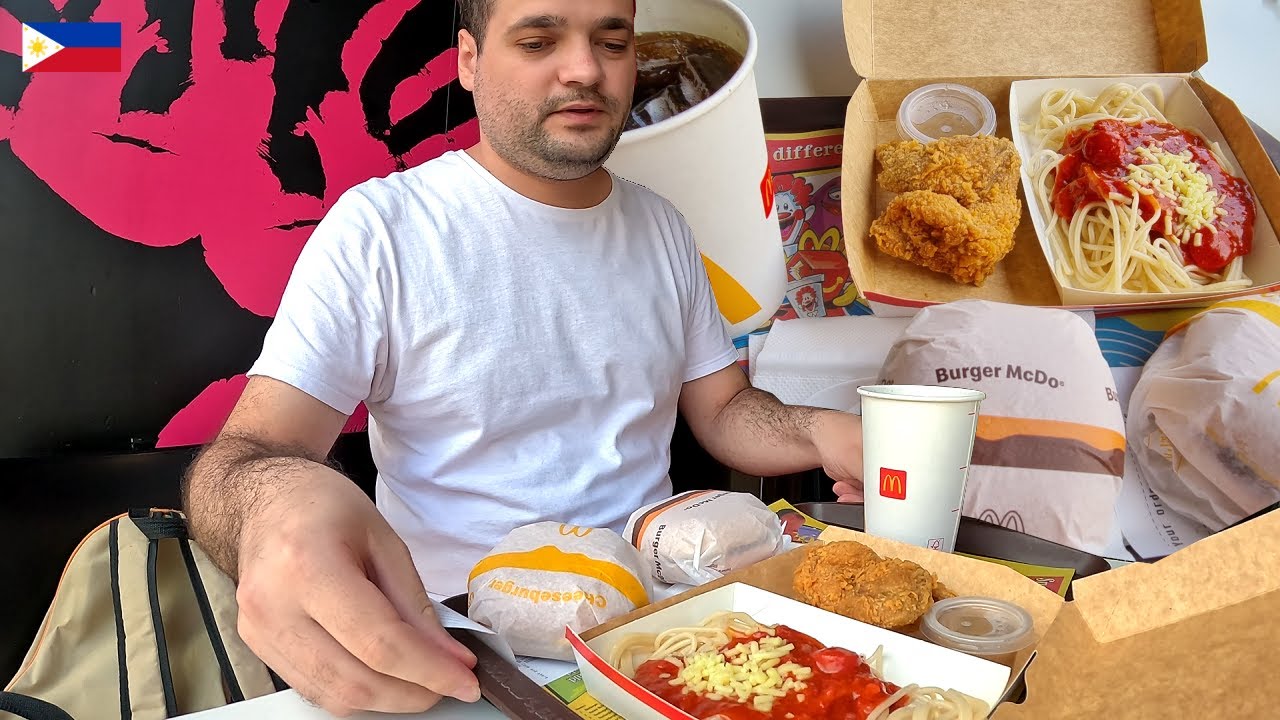 KFC si MCDONALDS IN FILIPINE: CEI MAI PROSTI BURGERI SI CELE MAI PROASTE SPAGHETE!