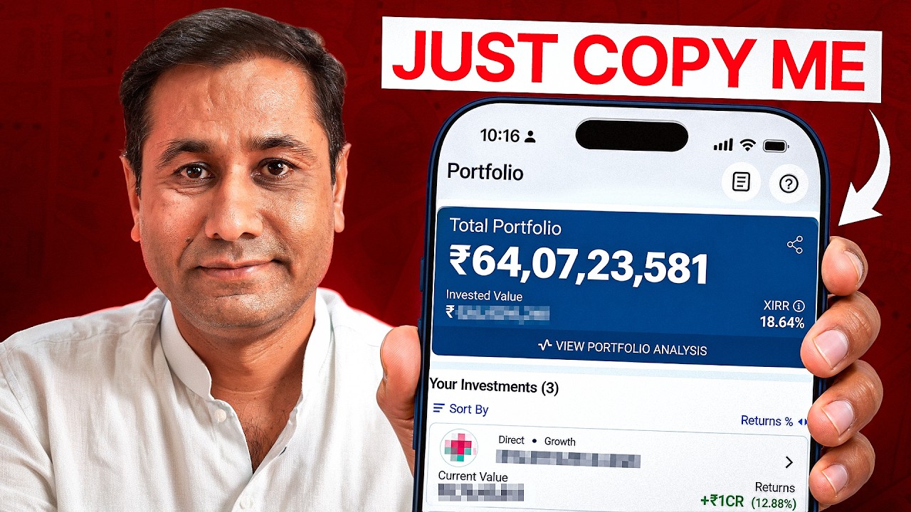 How I Made ₹64 Crore Portfolio With Just a ₹10,000 SIP