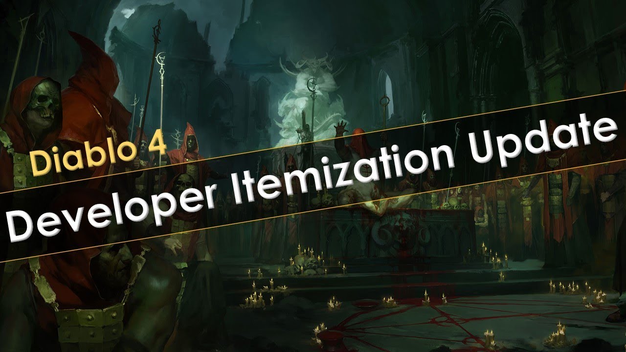 Diablo 4 Itemization Update