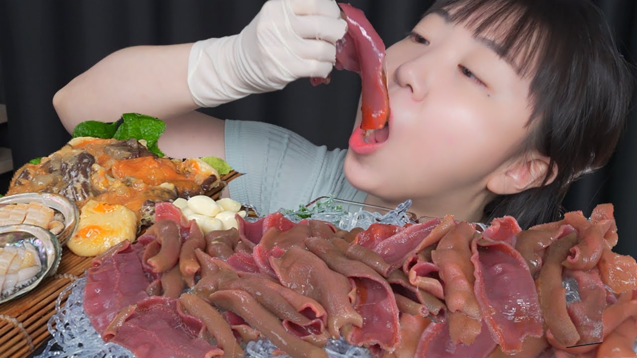 바다 3종 프리미엄 셀렉션🌊 개불&멍게&전복Mukbang eating show