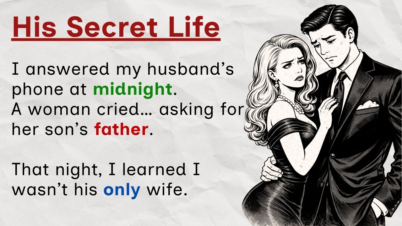 Learn English Through Stories Level 3 ✅ His TOP SECRET Life ✅ Emotional English Story for Listening