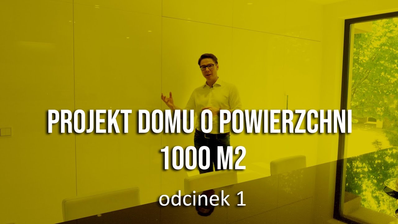 Projekt domu o powierzchni 1000m2 - odcinek 1
