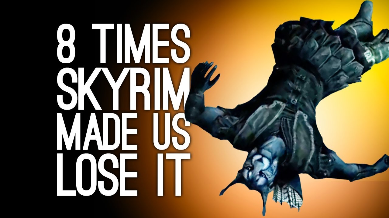 8 случаев, когда Skyrim заставил нас полностью потерять контроль