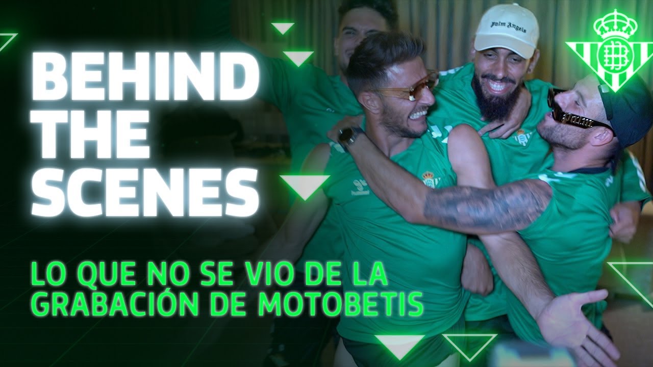 ¡Así fue la grabación de MOTOBETIS! 💚🎼 | BEHIND THE SCENES | Real BETIS Balompié