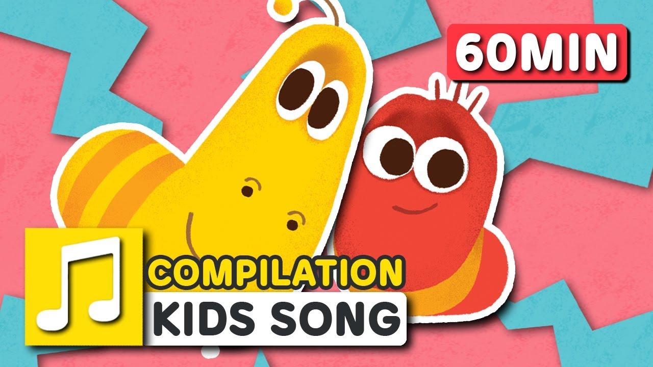 Hickory Dickory Dock and other songs | 60 min | LARVA KIDS | Nursery Rhyme for kids