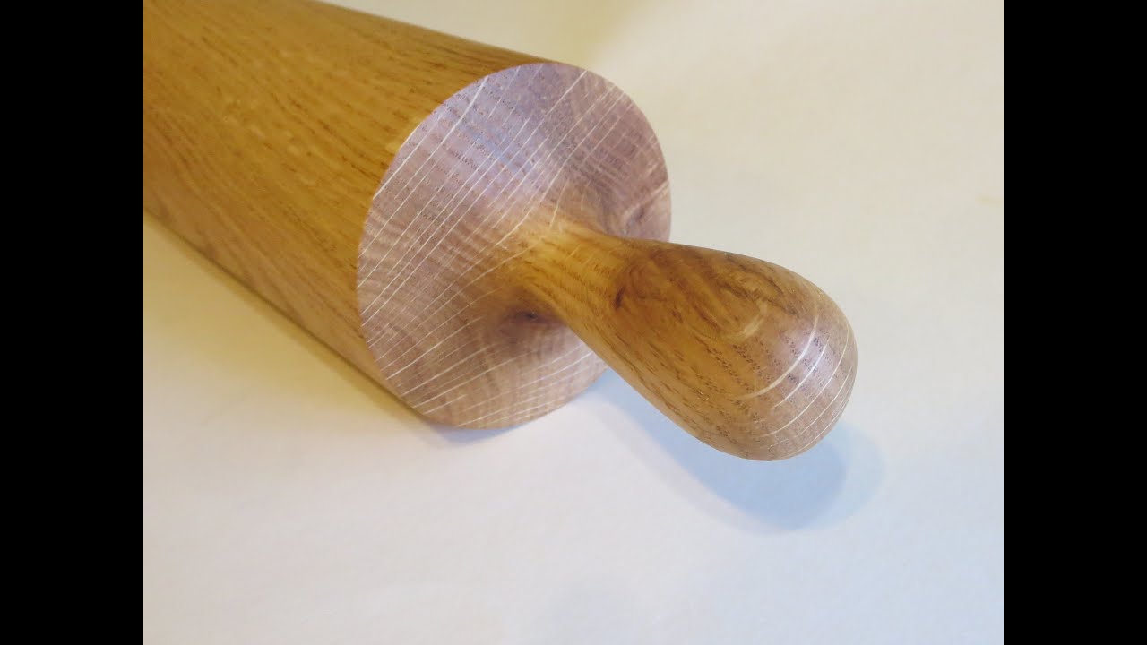 wood turning #14 ash rolling pin