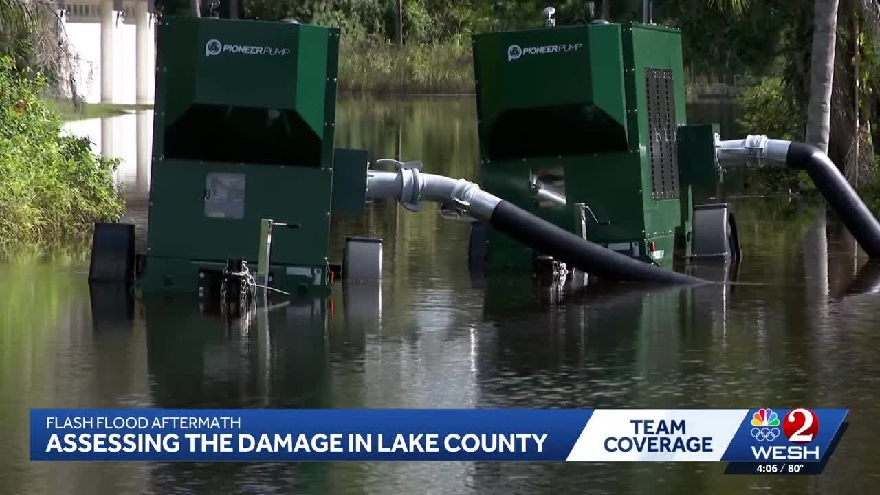 Crews pump millions of gallons of water out of Eustis neighborhood