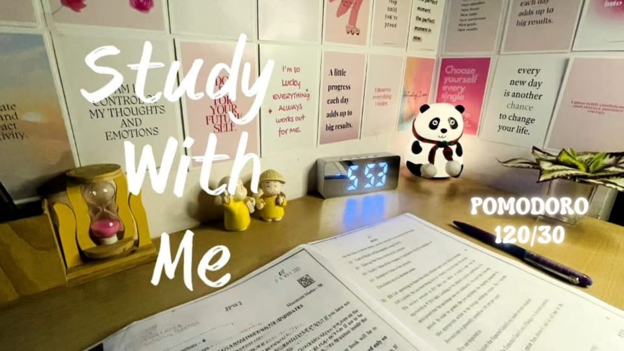 🌻LIVE 7 HOURS STUDY WITH ME 🔴 Gongbang | 120/30 Pomodoro | No Talking | Rainy Sound