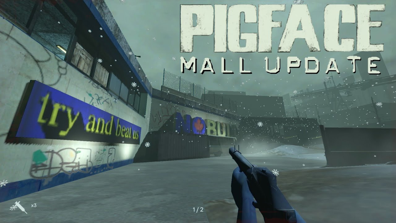 PIGFACE - Abandoned Mall Walkthrough [+Hockey Mask Location]