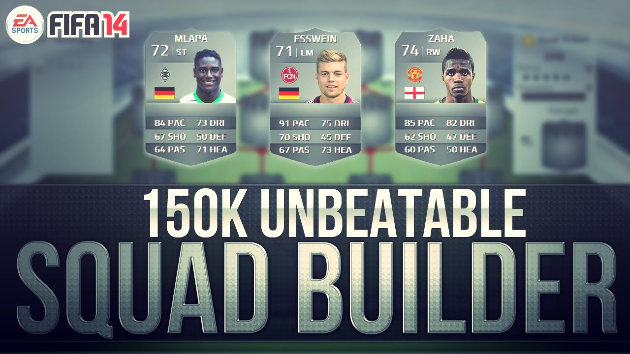 150K UNBEATABLE SILVER SQUAD! w/ ESSWEIN AND ZAHA  | FIFA Ultimate Team Squad Builder