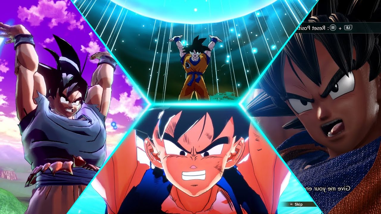 Goku's Super Spirit Bomb Comparison [DBXV2, DBFZ, Jump Force, DBZK]
