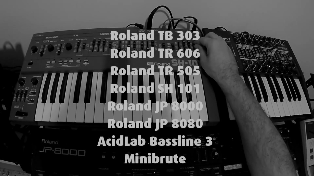 Mindsphere - Live Studio Session | 009 | (TB303-TR606-TR505-SH101-JP8000-JP8080-BassLine2-Minibrute)