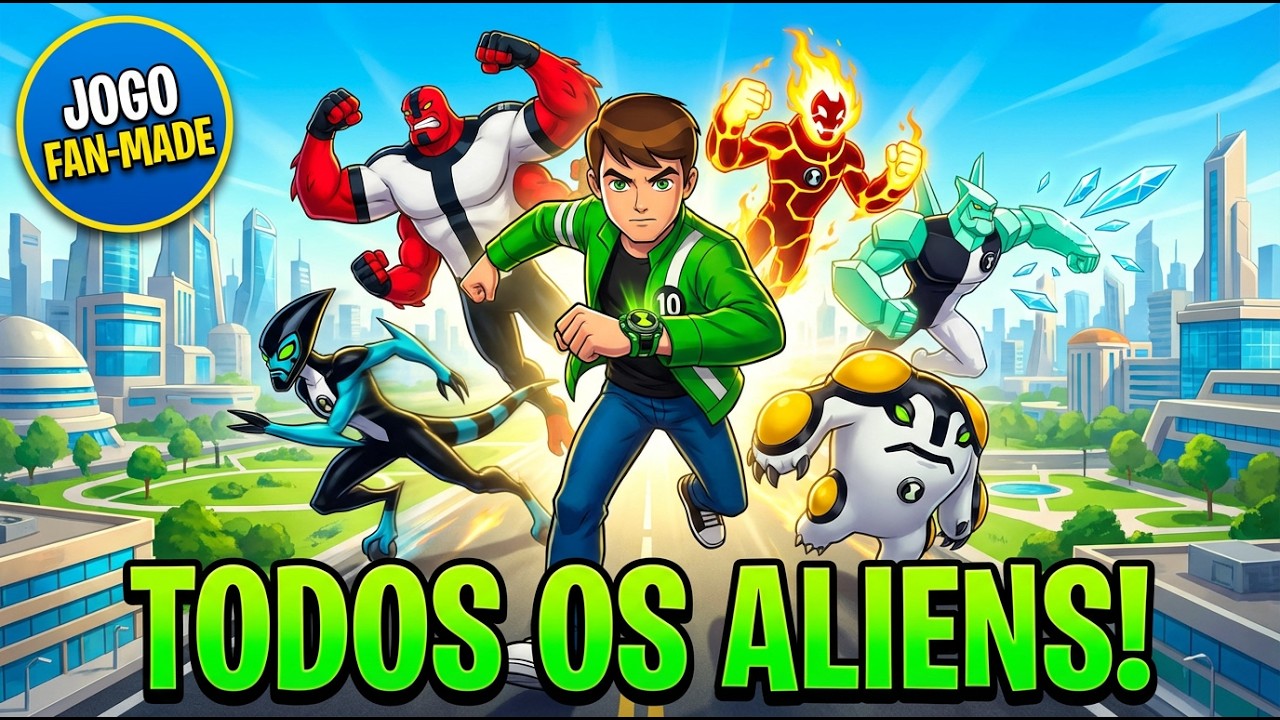 BEN 10 EM MUNDO ABERTO! 🔥 TODOS OS ALIENS LIBERADOS NO JOGO FAN-MADE
