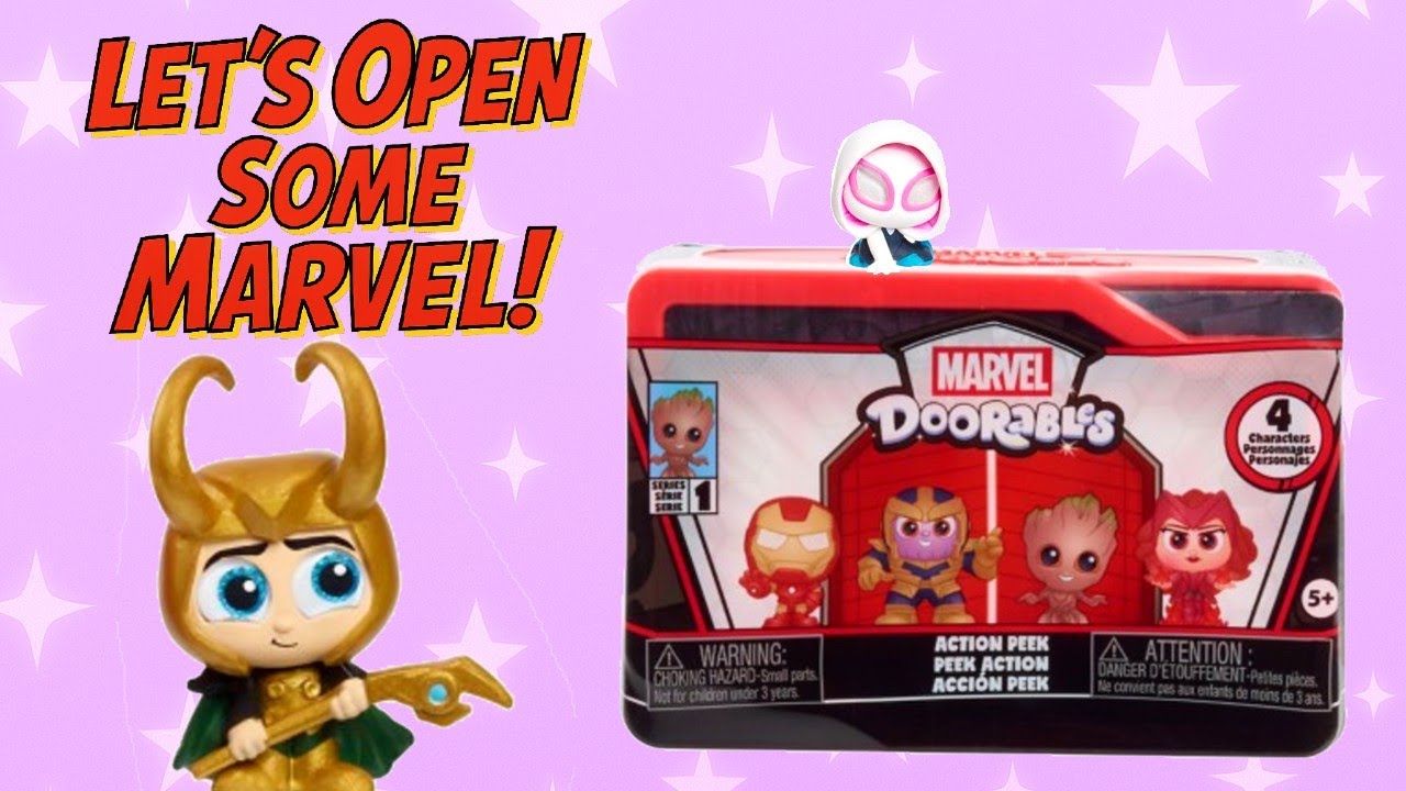 Clearance Heroes! | Marvel Doorables Action Peek Figure Set  